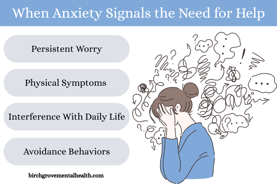 When to Seek Help for Anxiety